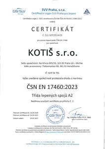 Certifikát