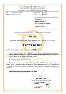 POTVRDENIE